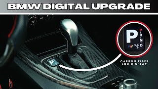 INSANE Next-Gen BMW Interior Mod - Carbon Fiber Digital Gearshift Retrofit Kit | E-Chassis Upgrade
