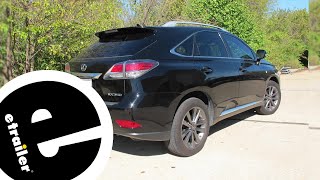 etrailer | Trailer Hitch Installation  2013 Lexus RX 350  Curt