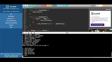 APCSA Final - Black Jack Project Online GDB Java (Explanation video)