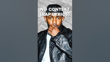 Kendrick Lyrics That Sound INSANE Out of Context