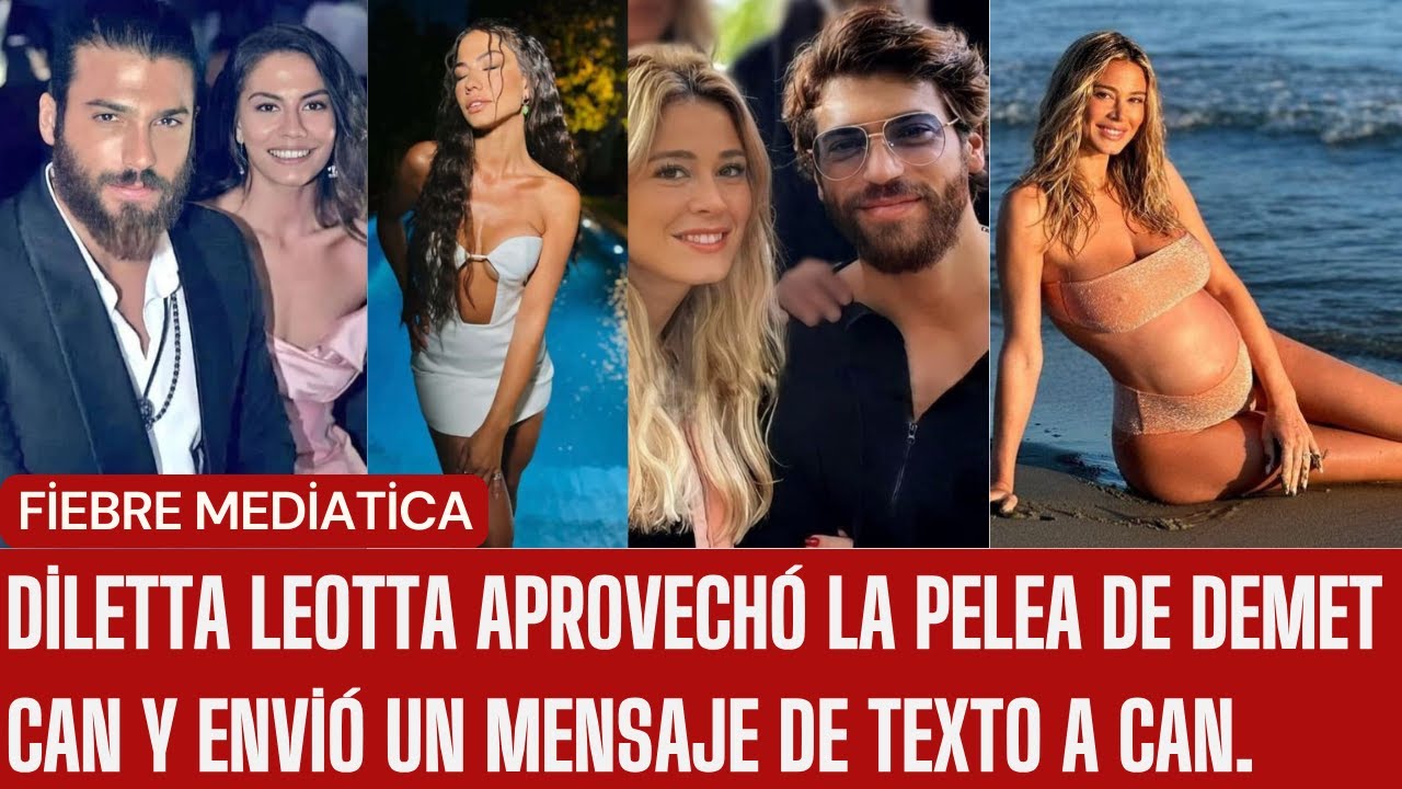 Дилетта Леотта воспользовалась ссорой DEMET и CAN и отправила CAN текстовое сообщение.