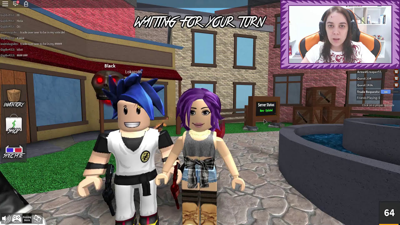 Un Asesino Muy Lento Murder Mystery Roblox Crystalsims - esto esta lleno de asesinos murder mystery roblox crystalsims