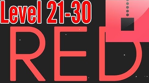 Red Level 21 22 23 24 25 26 27 28 29 30 Android Walkthrough Solution