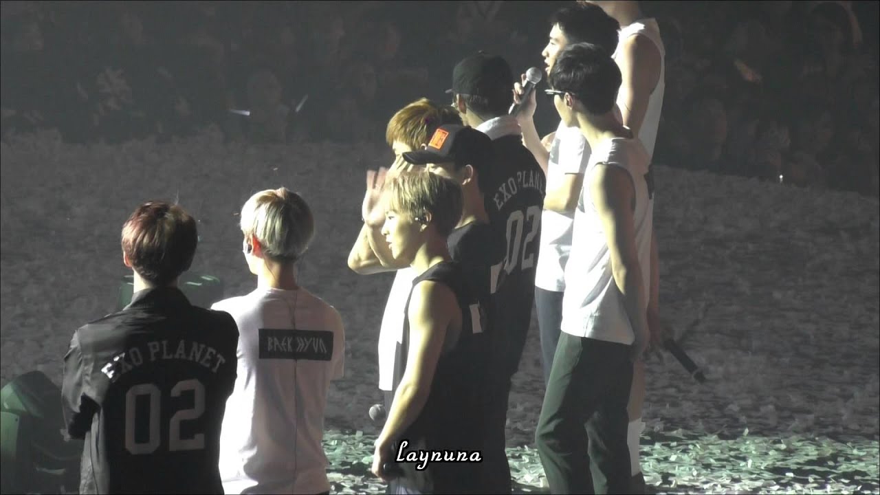 151121 EXO'luXion in Macau LAST MENT Lay focus