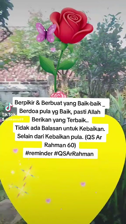 berpikir, berbuat & berdoa yg baik2, Allah akan berikan yg terbaik. #arrahman #quran #reminder