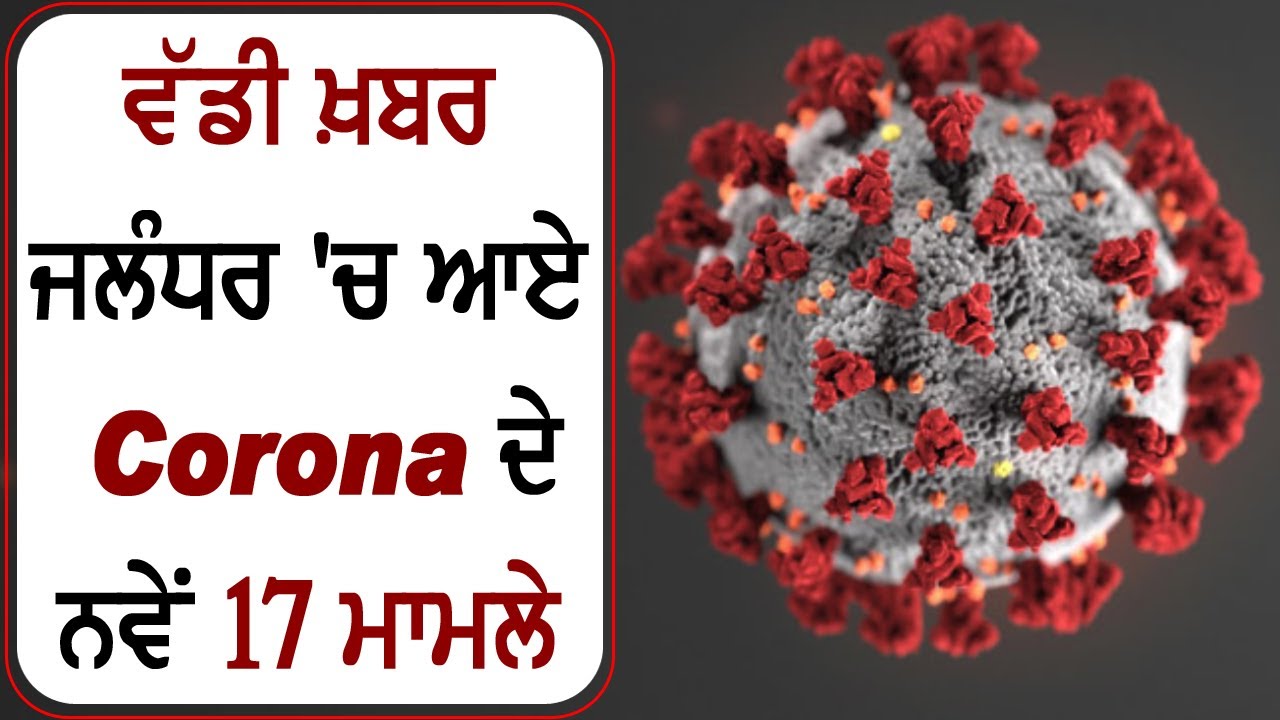 Breaking: Jalandhar में Corona के 17 नए Case आए सामने,Total आंकड़ा 700 पार