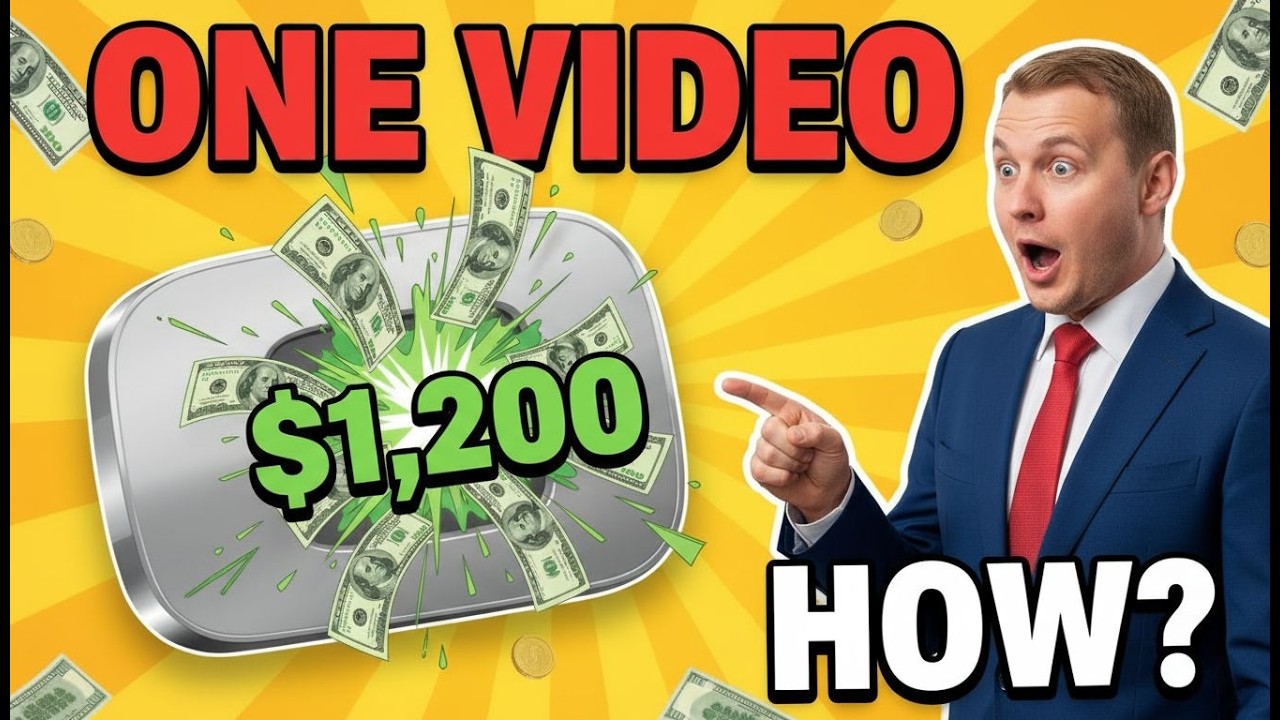 $1,200 from a Single YouTube Video? The Affiliate Secret Nobody Shares!