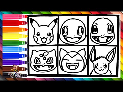 Coisinhas para Crianças: Desenhos do Pokemon para Colorir