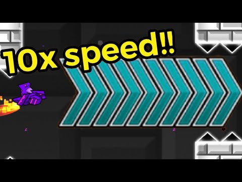 Geometry dash 5x, 6x and 10X SPEED!!!!! (2.2 possible new feature)