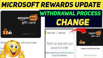 Microsoft Rewards Withdrawal Process Change 🤠 || Microsoft Rewards Withdrawal Problem Solve