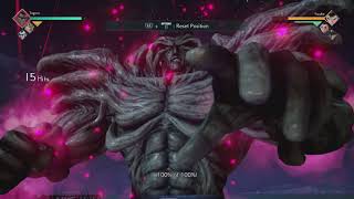 Jump Force - Toguro Combo Exhibition
Everyones favorite mass of muscles is up next! Younger Toguro!
The first (and possibly only) character Ive seen designed where his shoulder muscles connect to his neck muscles. Definitely hella gross lol.
Matching his frame, Toguro is a rather strong but slow character here in Jump Force. With ranged options and generally strong specials, I feel he is actually rather balanced but certainly not for me... too ugly, lol.
Song: YuYu Hakusho Forever OST Jump Force - Toguro Combo Exhibition