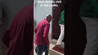 Seun Ayeni's visit to the studio