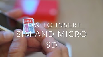 Xiaomi Redmi 5 (Plus) - How to insert SIM and SD card