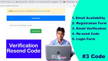 #3 Complete Login System with Email Verification || Verify & Resend Verification Code
