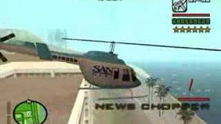 GTA SA: SAN NEWS HELICOPTER JACKING