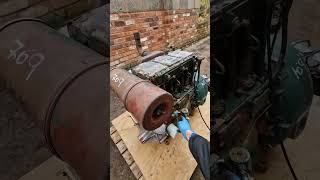 Lister Petter TS3 Dumper Engine (Thwaites, Benford, Winget) start up and idling