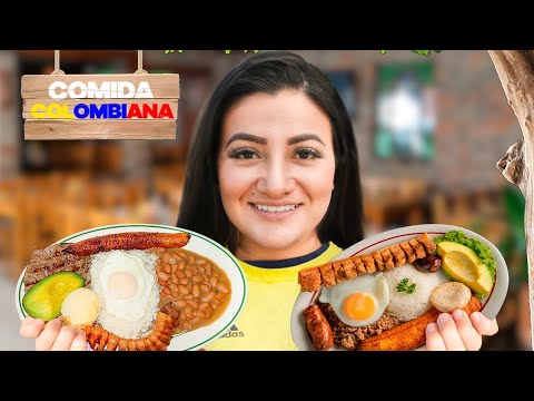 COMIENDO COMIDA COLOMBIANA