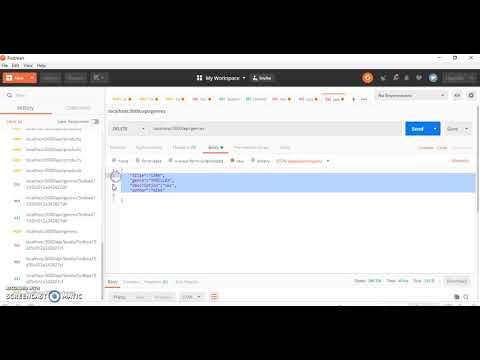 RESTful API using Nodejs,mongoDB,express