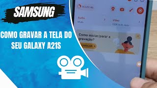 Como gravar a tela do seu Galaxy A21s - Passo a passo - YouTube