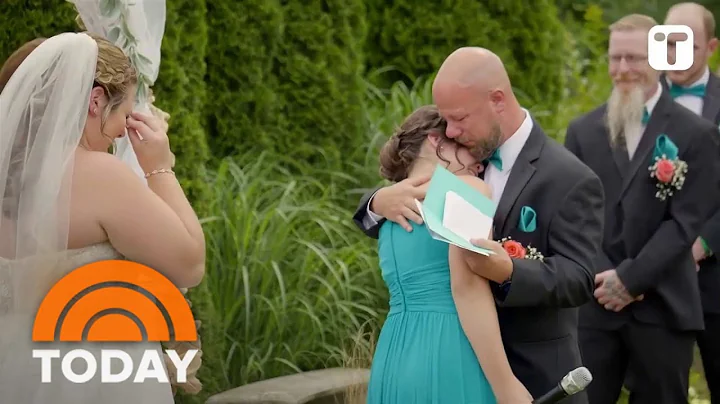 Watch Young Girl Ask Her Stepdad To Adopt Her During Mom’s Vows