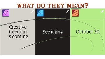 Affinity Teaser: What Do They Mean?