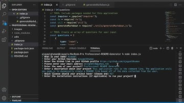 Challenge 9: Professional README Generator Walkthrough Video