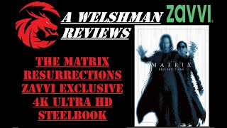 The Matrix Resurrections Zavvi Exclusive 4K Steelbook