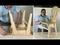 SILLA DE MADERA FÁCIL DE HACER PASO A PASO - TUTORIAL DE CARPINTERÍA