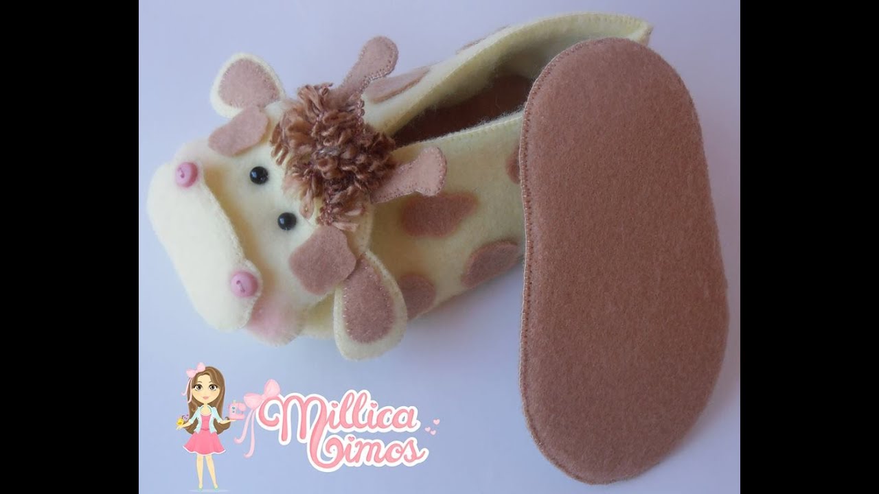 Sapatinho em feltro (parte 1)