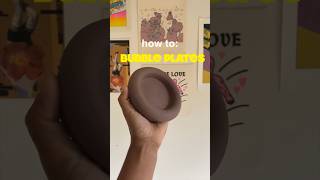 let’s make a bubble plate #shorts #tutorial #ceramic #clay #clayart #art #handmade #diy
