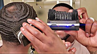 BARBERSHOPS CLOSE CAUSE CORONA VIRUS| USE THE CUT BRUSH 360 WAVES screenshot 3