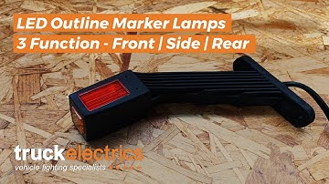 LED Outline Marker Lights - 3 Function - Front, Side & Rear
