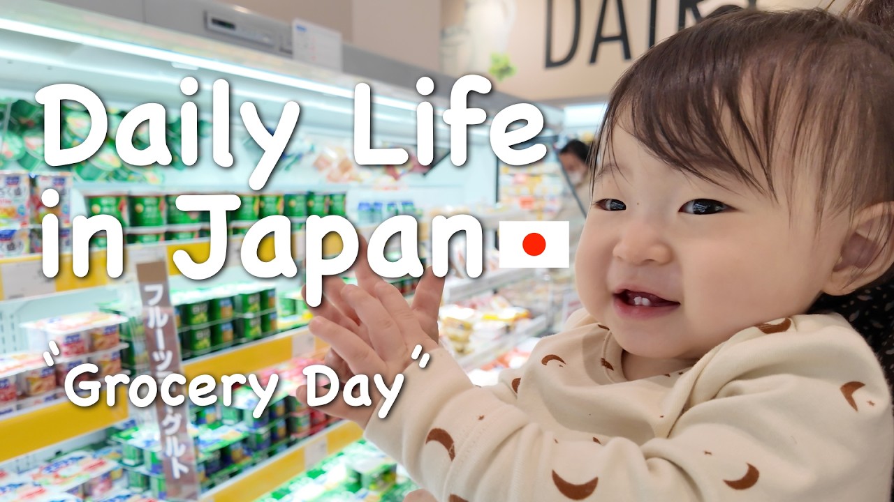 Daily Life in Japan with a Baby | Shopping & Dinner at Home