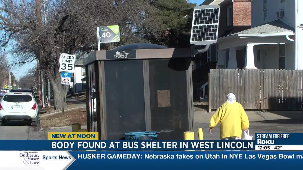Body found at bus shelter in west Lincoln