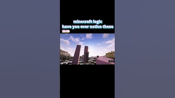 Minecraft logic be like #viral #minecraft #memes #gaming #funny #shorts