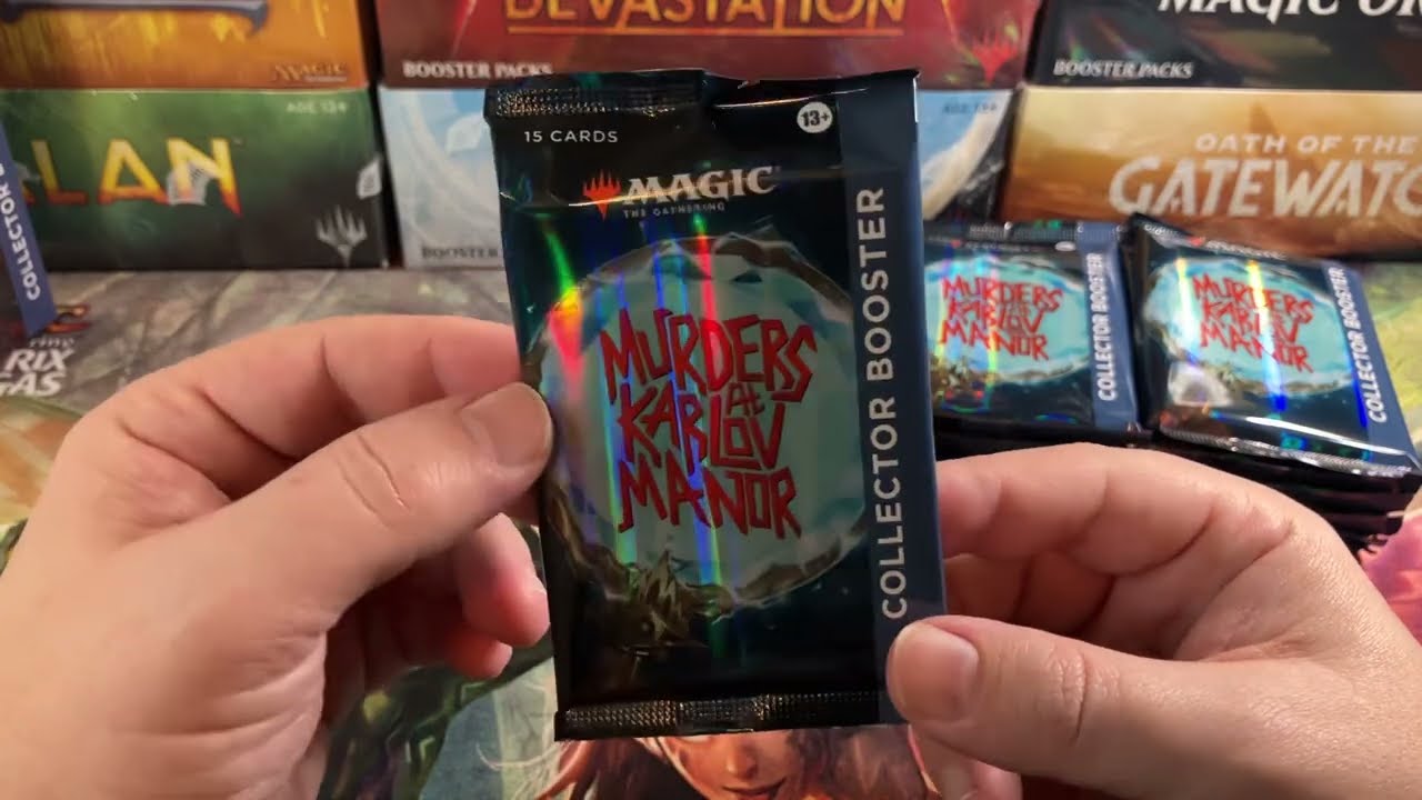 Not Seeing It! Murders At Karlov Manor Collectors Box Opening Magic The  Gathering MTG MKM Unboxing