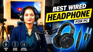 🎧 Best Wired Headphone for PC/Desktop 2026 | Inbuilt Mic 🎤 + Volume Control Review