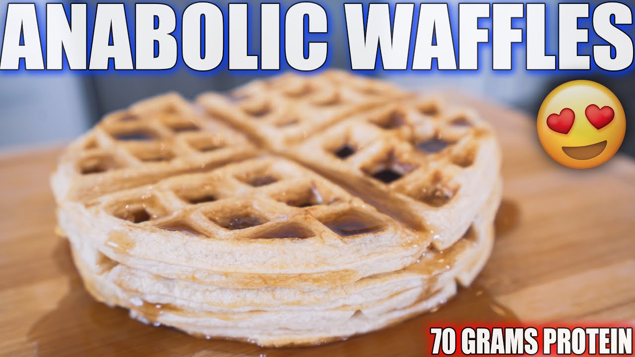 ANABOLIC BUTTERMILK WAFFLES I High Protein Bodybuilding Breakfast