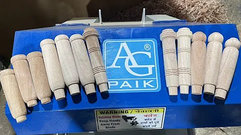 Wooden Handle Making Machine | 3 Different shape of handle on same Machine| A.G. PAIK. M.9915113000