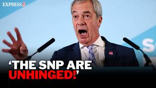 IN FULL | Nigel Farage gives FIERY speech in Scotland as SNP and protestors LOSE IT