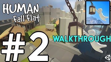 Human Fall Flat Mobile - Gameplay Walkthrough Part 2 - Levels 3-4 (1OS, Android)