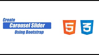 Html - Bootstrap - Create Carousel Slider using Bootstrap