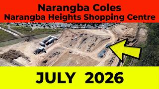 Narangba Heights Shopping Centre Construction Update – July 2026 – Drone 4K