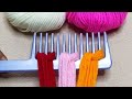 Amazing 3 Beautiful Woolen Yarn Flower making ideas with Hair Comb | Easy Sewing Hack