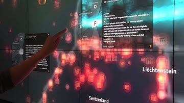 A Multitouch Visualization Exploring the Conversations of the World