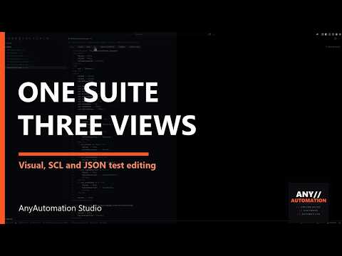 One PLC Test Suite, Three Views: Visual, SCL and JSON | AnyAutomation Studio