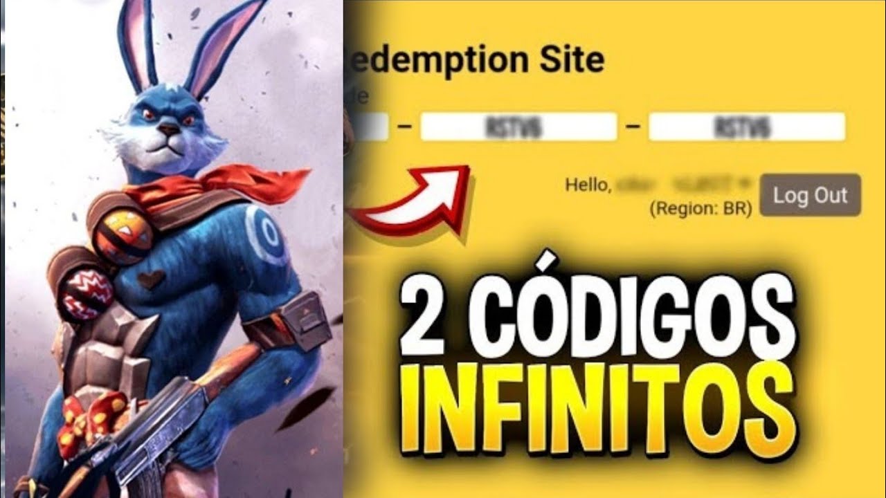 CODIGUIN INFINITO FF: GARENA LIBERA NOVO CODIGUIN UNIVERSAL