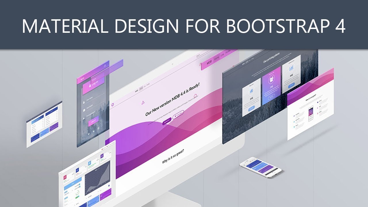 📺 Videos Responsives con Bootstrap 4 😎 y Material Design - YouTube
