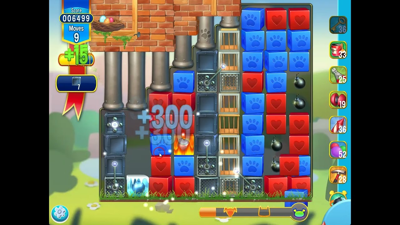 Pet Rescue Saga level 5253 no boosters | PuzzledCubes.site