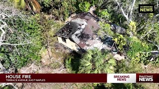 1 hospitalized after house fire in East Naples
